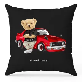 poduszka-czarna-misie-street-racer-cars-poszewka-prezent-wzory