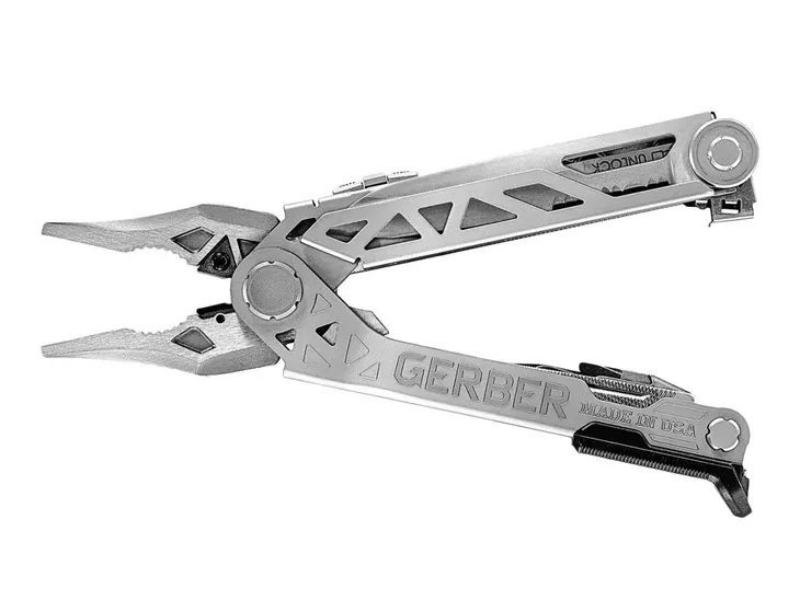 multitool-gerber-center-drive-plus-narzedzia-miarka-nozyczki-ostrze-otwieracz-do-kapsli-otwieracz-skrzyn-pilnik-przecinak-srubokret-krzyzakowy-srubokret-plaski-szczypce-szpikulec-szydlo