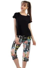 pizama-damska-vienetta-xxl-44-46-wiskoza-krotki