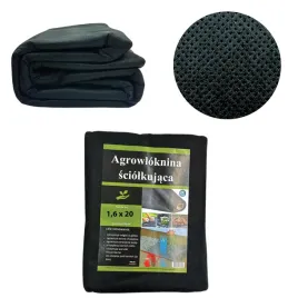 agrowloknina-sciolkujaca-czarna-przeciwko-chwastom-uv-50-g-16x20-metrow