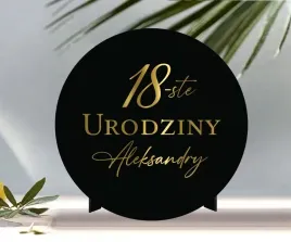 baner-tablica-kolo-personalizowane-czarne-urodziny-imie