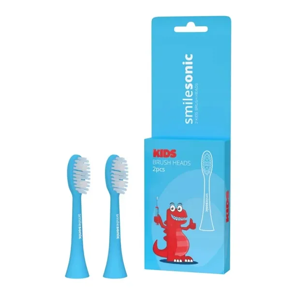Końcówki do szczoteczki sonicznej dla dzieci Smilesonic Kids Dino 2 szt.