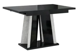 stol-z-funkcja-rozkladania-120-160x80x75-cm-prostokatny-czarny-polysk-beton