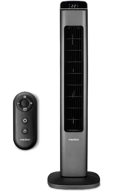 WENTYLATOR KOLUMNOWY MD10809 OSCYLACJA 5 POZIOMÓW WYŚWIETLACZ LED TIMER