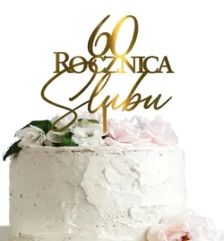 60-rocznica-slubu-topper-na-tort-pleksi-zloty-lustrzany