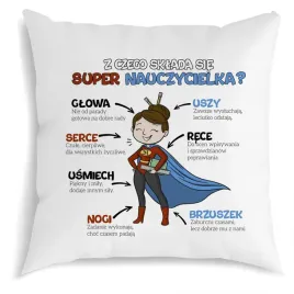 poduszka-biala-40x40-prezent-dzien-nauczyciela-super-nauczyciel-wychowawcy