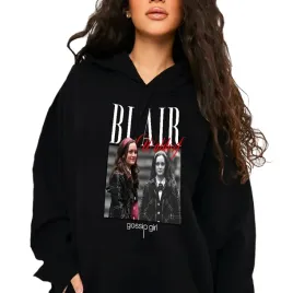 bluza-czarna-kaptur-damska-prezent-dla-fana-gossip-girl-blair-waldorf-wz-m