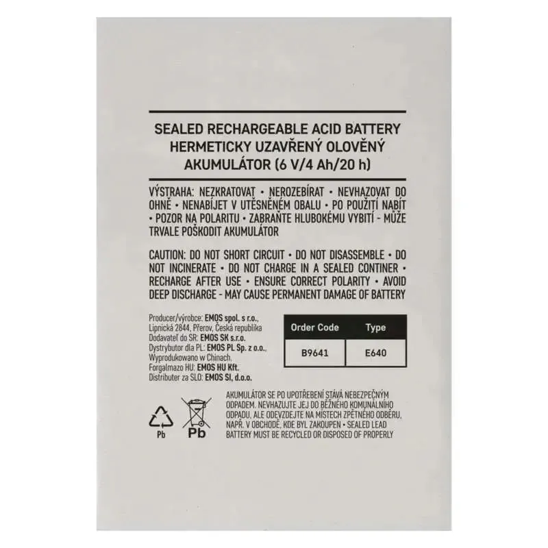 akumulator-6v-4ah-emos-e640-stan-nowy