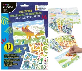 kreatywna-wyklejanka-po-numerach-dinozaury