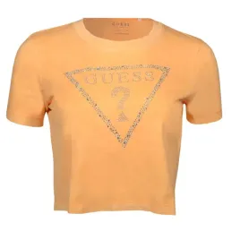 top-t-shirt-damski-guess-k73i56-k8hm0-zolty