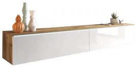 szafka-rtv-lowboard-komoda-polka-wiszaca-pod-telewizor-bialy-polysk-180-cm