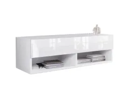 szafka-rtv-lowboard-komoda-polka-wiszaca-pod-telewizor-biala-polysk-100-cm