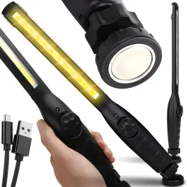 lampa-warsztatowa-latarka-robocza-akumulatorowa-led-cob-obrotowy-korpus