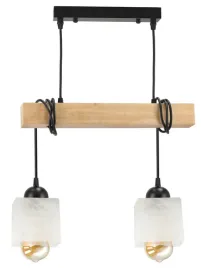 lampa-sufitowa-wiszaca-led-drewniana-belka-2x-e27-zyrandol-kostka-mleczna