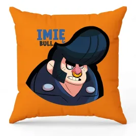 poduszka-ozdobna-pomaranczowa-bull-imie-brawl-stars-na-prezent-hit-wzory