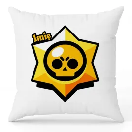 poduszka-ozdobna-biala-gwiazdek-imie-40x40-brawl-stars-na-prezent-wzory