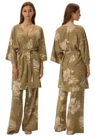 henderson-szlafrok-damski-100percent-wiskoza-oliwkowy-fleur-xxl