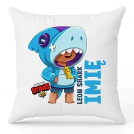 poduszka-ozdobna-biala-leon-shark-imie-40x40-brawl-stars-na-prezent-wzory