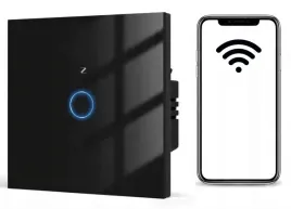 przelacznik-scienny-dotykowy-pojedynczy-1-kanalowy-zigbee-czarnytuyasmart