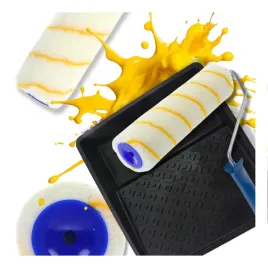 walek-malarski-zlota-nic-25cm-2szt-raczka-kuweta-kpl-zestaw-do-malowania