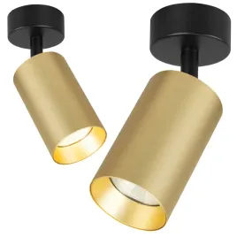 lampa-sufitowa-kinkiet-spot-pipe-spot-czarny-zloty-1xgu10-ruchomy-reflektor