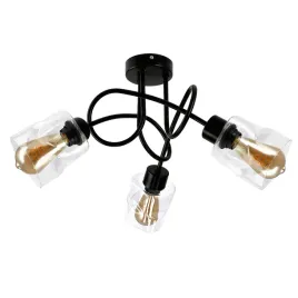lampa-wiszaca-sufitowa-led-zawijana-3x-e27-zwijany-kwadrat-przezroczysty