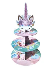 patera-na-ciasto-babeczki-mufinki-jednorozec-unicorn-stojak-3-pietrowa-43cm