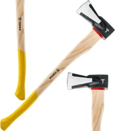 topex-uniwersalna-siekiera-stalowa-z-klinem-2000g-trzonek-drewniany-05a148