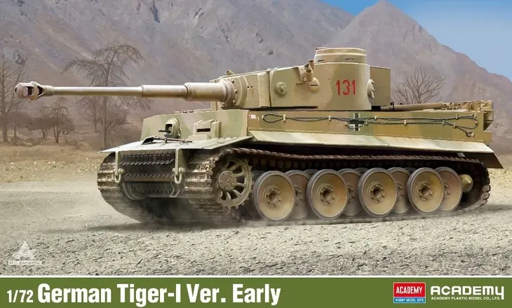 Academy 13422 Czołg Tiger 1 Ver. Early 1:72