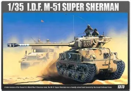 academy-13254-m-51-idf-super-sherman-1-35