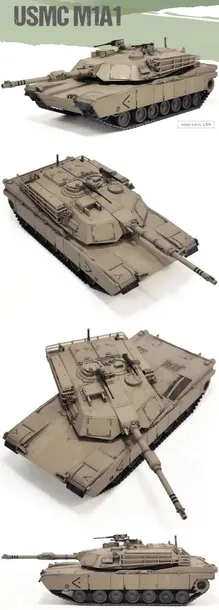 academy-13430-usmc-m1a1-abrams-1-72-okres-po-ii-wojnie-swiatowej