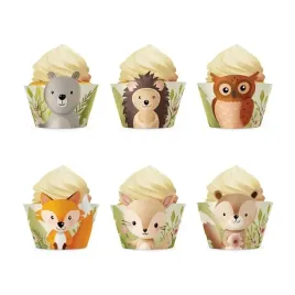 papilotki-na-muffinki-babeczki-oslonki-woodland-lesne-zwierzatka