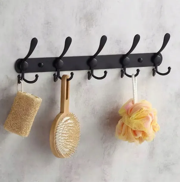 da200-wieszak-scienny-45cm-czarny-glebokosc-mebla-2-cm