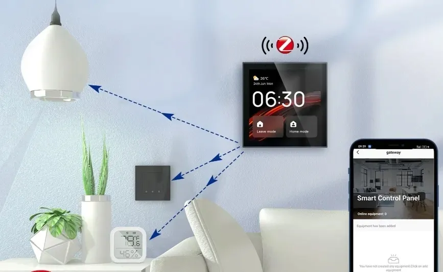 panel-sterowania-lcd-4-moes-multibramka-bluetooth-zigbee-tuya-stan-nowy