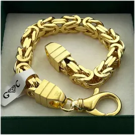 potezna-meska-bransoleta-splot-krolewski-23-cm-8-mm-srebro-pozlacane-plyn