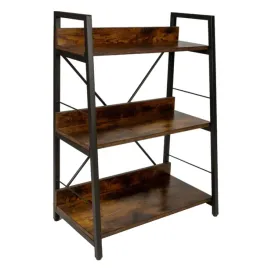 regal-drabina-biblioteczka-do-salonu-na-ksiazki-do-pokojuciemny-braz