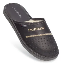 panszew-skorzane-meskie-kapcie-premium-cieple-pantofle-domowe-czarne-40-46
