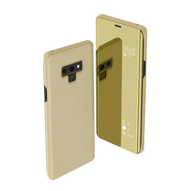 clear-view-cover-sam-a72-gold