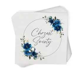 serwetki-chrzest-kwiatki-granatowe
