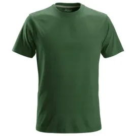 t-shirt-roboczy-bhp-koszulka-classic-snickers-2502-ciemny-zielony-xxl