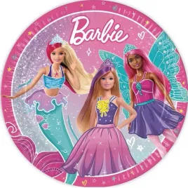 talerzyki-procos-barbie-23-cm-8-szt
