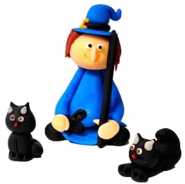 figurka-na-tort-czarownica-wiedzma-kot-halloween