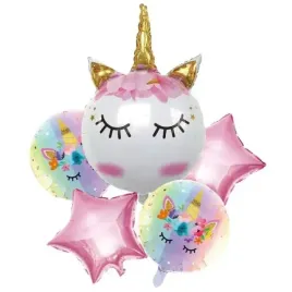balony-foliowe-jednorozec-unicorn-zestaw-balonow