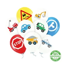 balony-urodzinowe-budowa-koparka-straz-9-sztuk