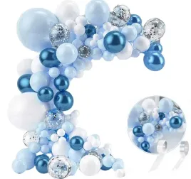 girlanda-balonowa-bialo-niebieska-chrzest-urodziny