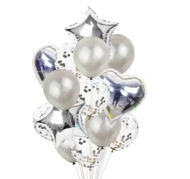 balony-bukiet-balonowy-srebrny-14-sztuk-zestaw