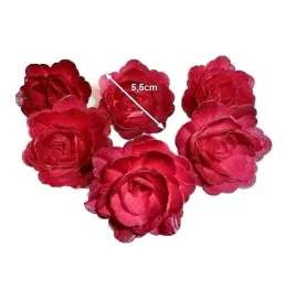 kwiaty-na-tort-z-wafla-roza-chinska-burgund-3-szt