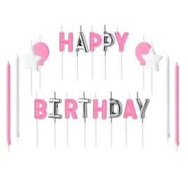 swieczki-urodzinowe-happy-birthday-rozowe-pal