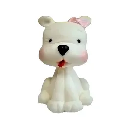 figurka-na-tort-pies-siedzacy-bialy-duzy-10cm