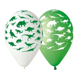 balony-urodzinowe-dinozaury-12cali-5szt-30-cm